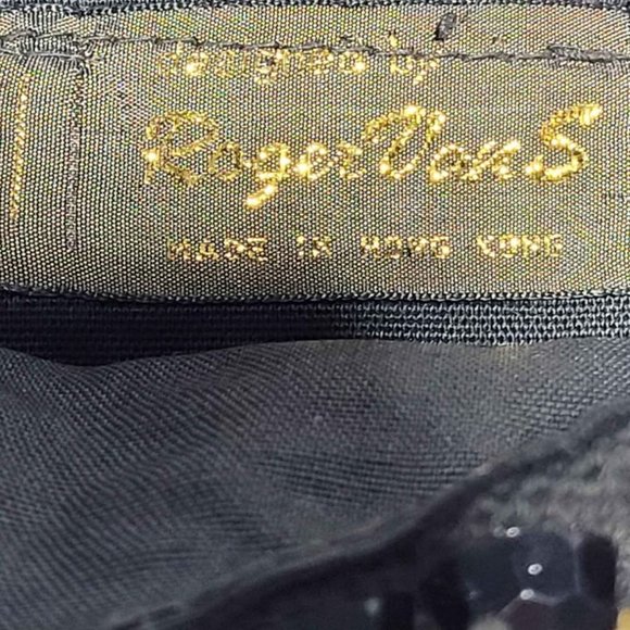 ORIGINAL Vintage Roger Van S Beaded Hand Bag - Picture 4 of 4